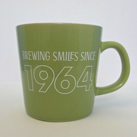 Tim Hortons Brewing Smiles Since 1964 Green Mug 2017 Limited Edition - Picture 5 of 9